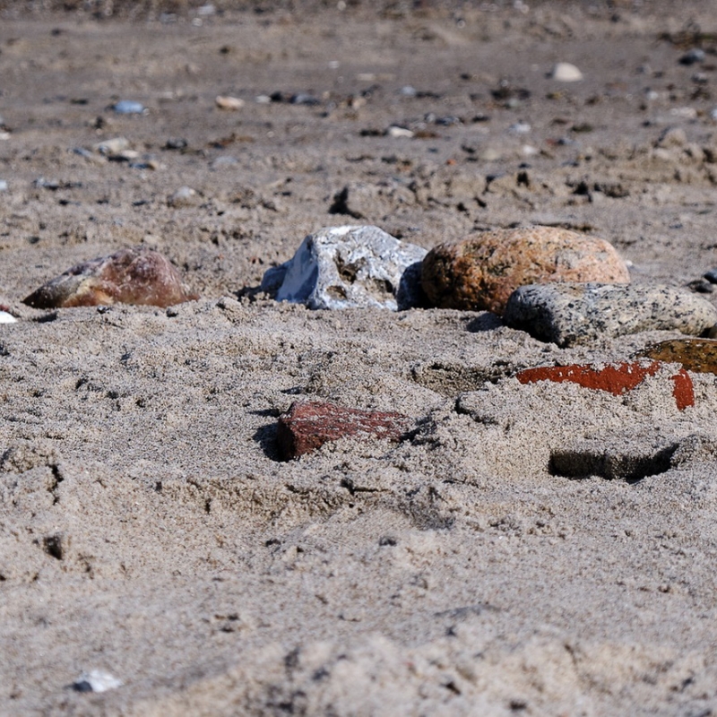 Am Strand von Falshöft